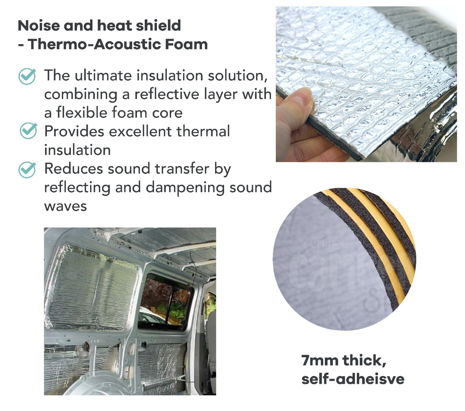 Complete Campervan Insulation Kits | SWB, MWB, LWB, LWB Maxi, Jumbo - Image 6