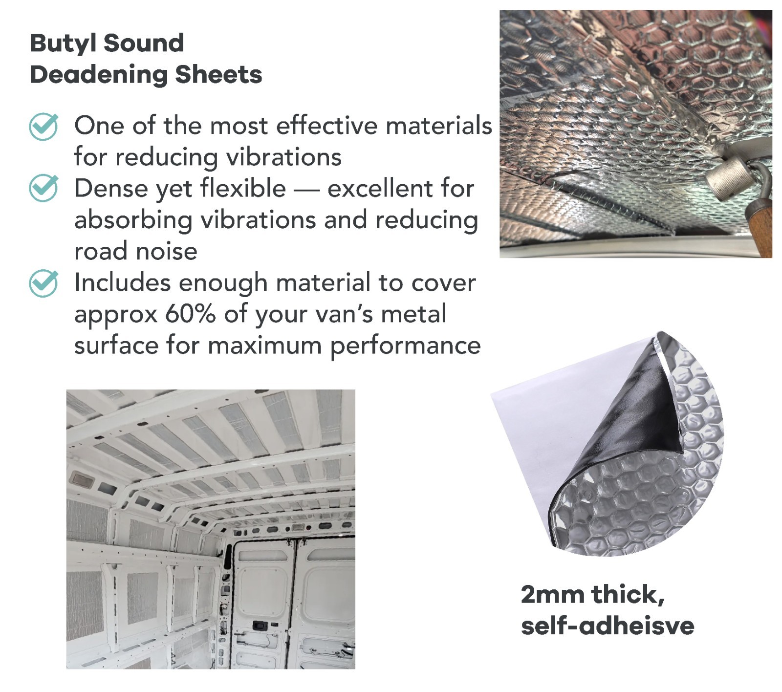 Complete Campervan Insulation Kits | SWB, MWB, LWB, LWB Maxi, Jumbo - Image 7
