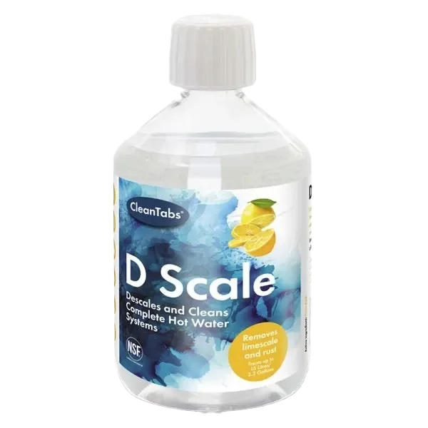 D Scale Hot Water System Cleaner & Descaler 500ml (Box of 6)