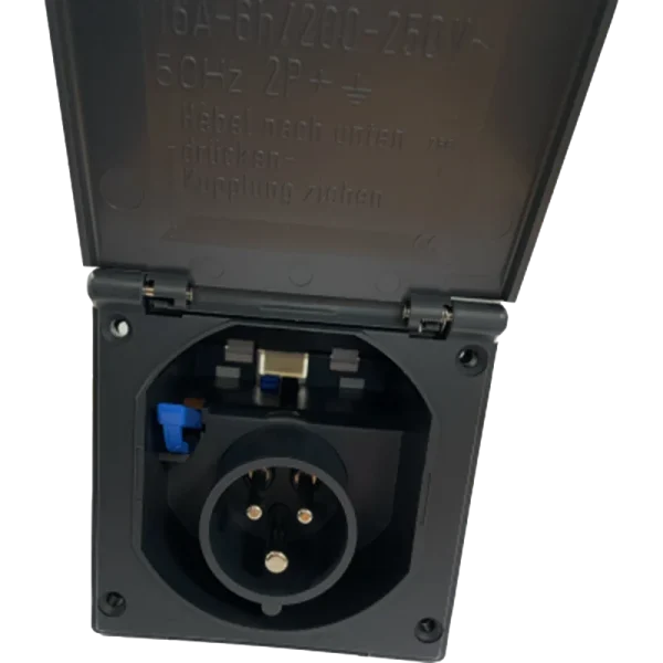 Fawo Grey Flush Mains Inlet 240V IP44 Waterproof