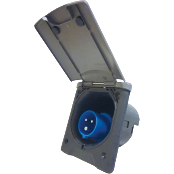 Fawo Grey Flush Mains Inlet 12mm