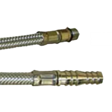 Dimatec Flexi Tap Hose 300mm Ribbed Barbed End
