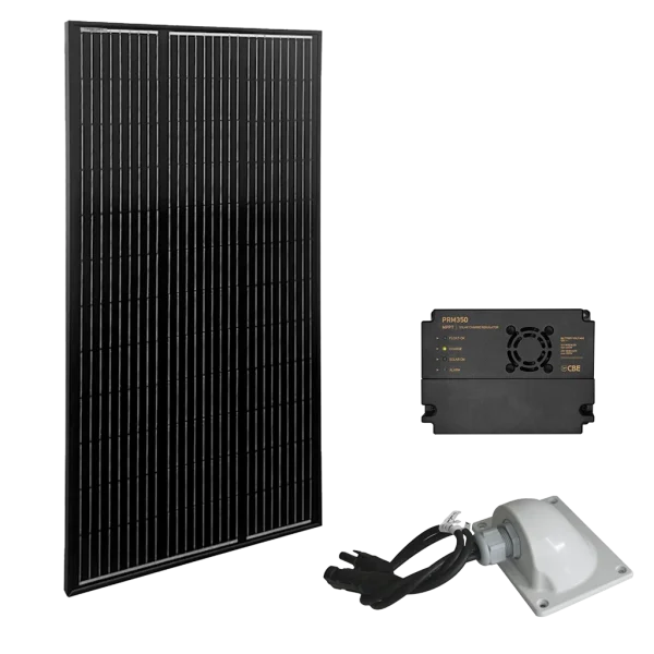 CBE MFB105 105W Solar Panel Kit Black