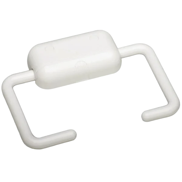 W4 Toilet Roll Holder - Compact White