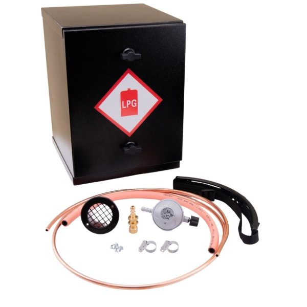 Steel Gas Locker Kit Removable Front 340mm High