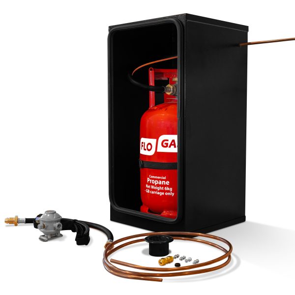 Propane Gas Locker Kit 6kg with Bulkhead Regulator