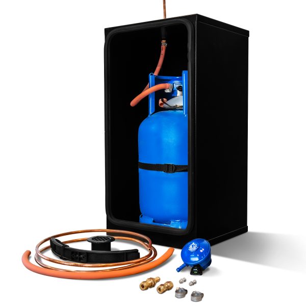 Butane Gas Locker Kit 7kg with Clip-on Regulator