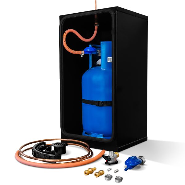 Butane Gas Locker Kit 7kg with Screw-on Adapter