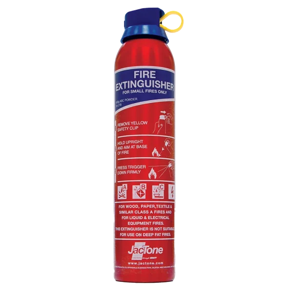 Jactone ABC Powder Fire Extinguisher 600g 3A 21B C