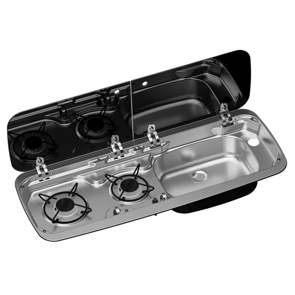 Dometic SMEV MO9222R 2 Burner Hob & RH Sink Combi Unit