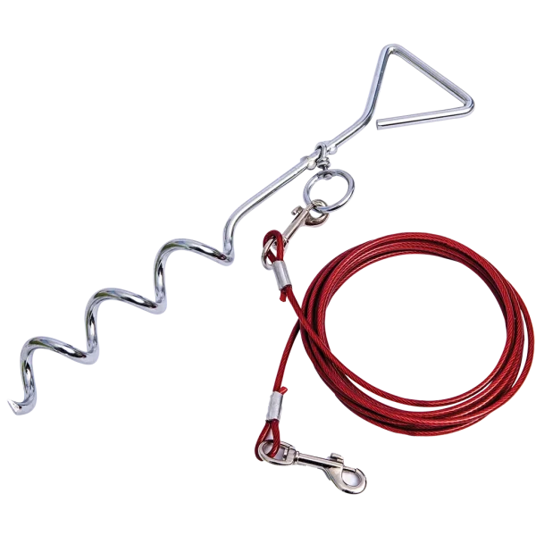 Quest Pet Anchor with 40cm Stainless Steel Lead