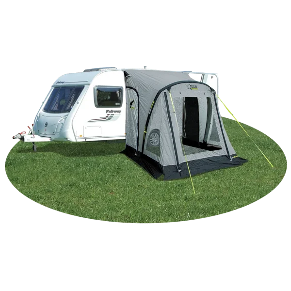 Quest Falcon Pro 220 Air Porch Awning - Mid Grey