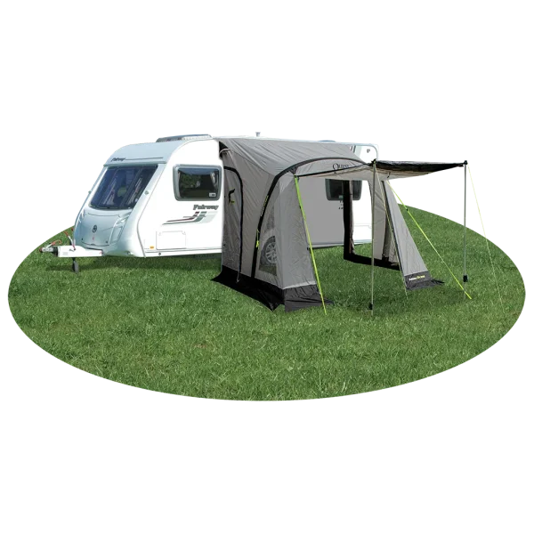 Quest Falcon Pro 260 Air Porch Awning - Mid Grey