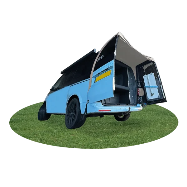 Quest Osprey Campervan Rear Sun Canopy (T5,6,6.1) - UV50+ Treated Fabric, 80x160cm, 1.1kg