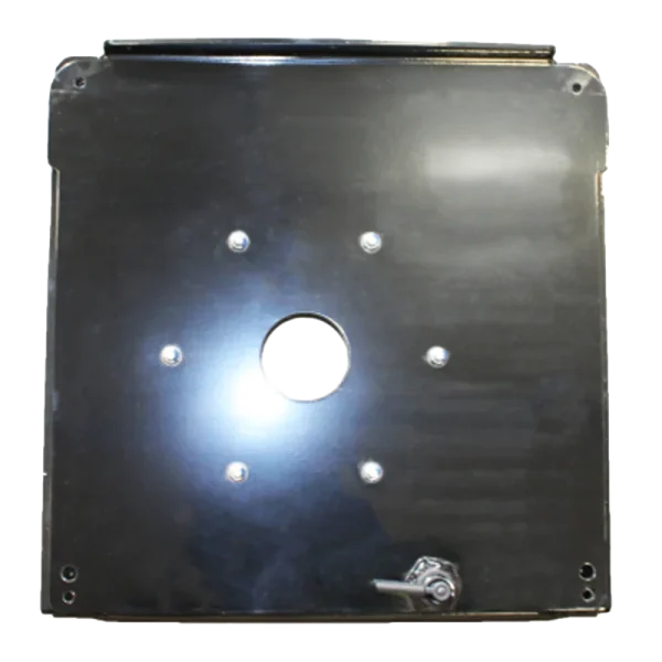 Toyota Alphard Passenger Side Mild Steel Swivel Plate Gloss Black