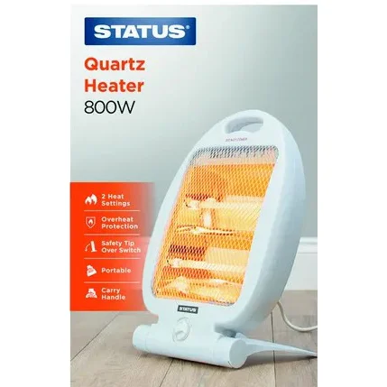 Status Quartz Heater 800w White