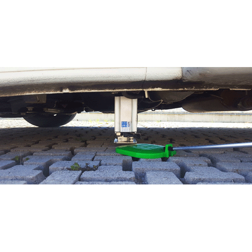 Ground Pads and Positioning Rod Kit for Motorhome Levelling (Set of 4)