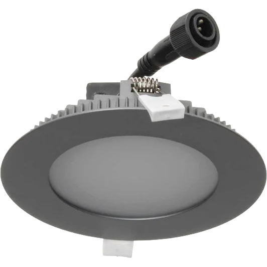 8W LED Panel Light Pewter 150mm 3 Core