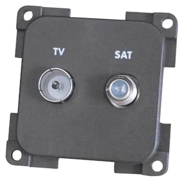 CBE Grey TV & Satellite Socket