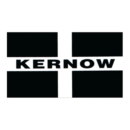 W4 Rectangle Kernow Flag Sticker