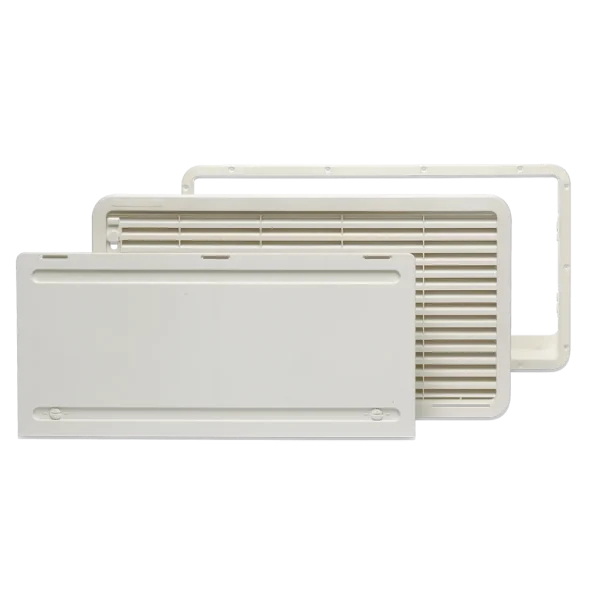 Dometic LS300 White Ventilation Grill Double Door