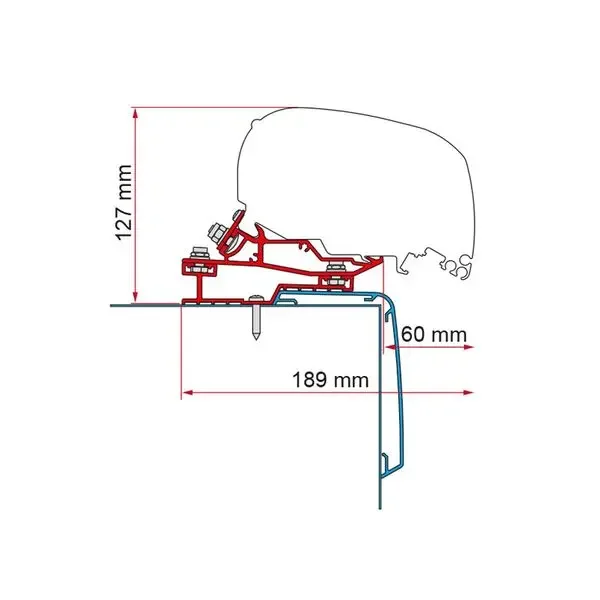 Fiamma Adapter Rapido C Line 450