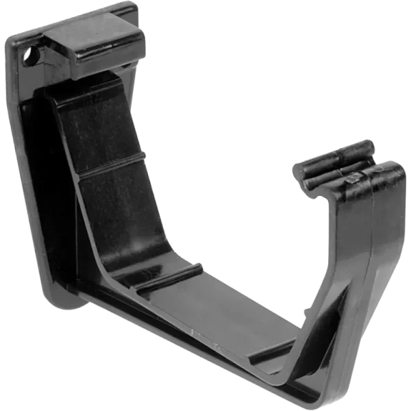 Square Line Facia Bracket Black