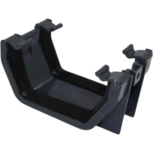 Square Line Gutter Union Bracket Anthracite Grey