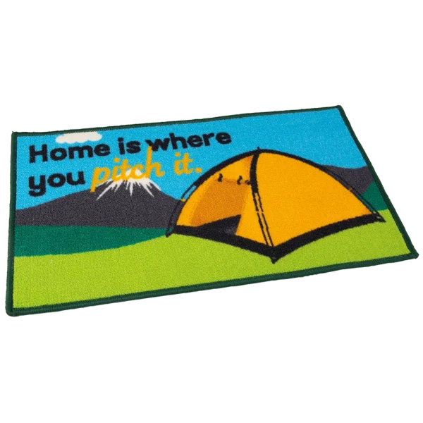 Washable home is where you pitch it (tent) mat