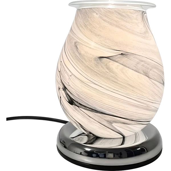 Eleve Grey Swirl Oval Burner