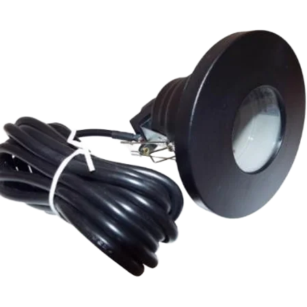 Outdoor Downlight in Black 66mm Cut Out, with 3W GU10, Inc JST Connector