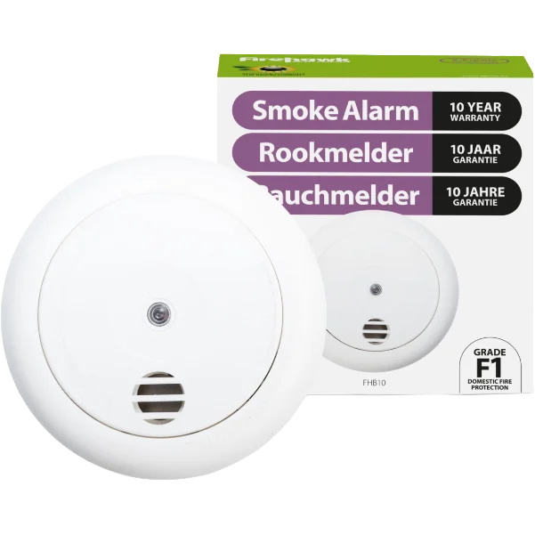 Firehawk Optical Smoke Alarm 10 YR Battery