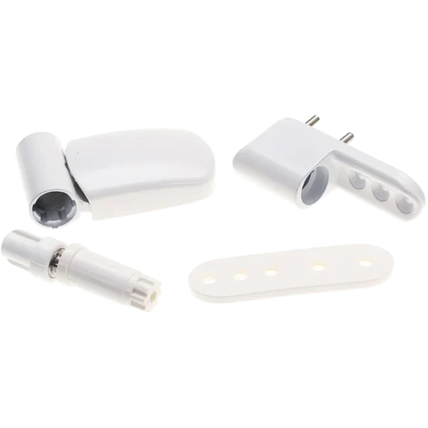 Ellbee Flag Hinge For UPVC Door White