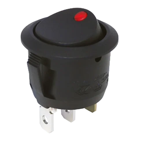 12V Red Illuminated Switch